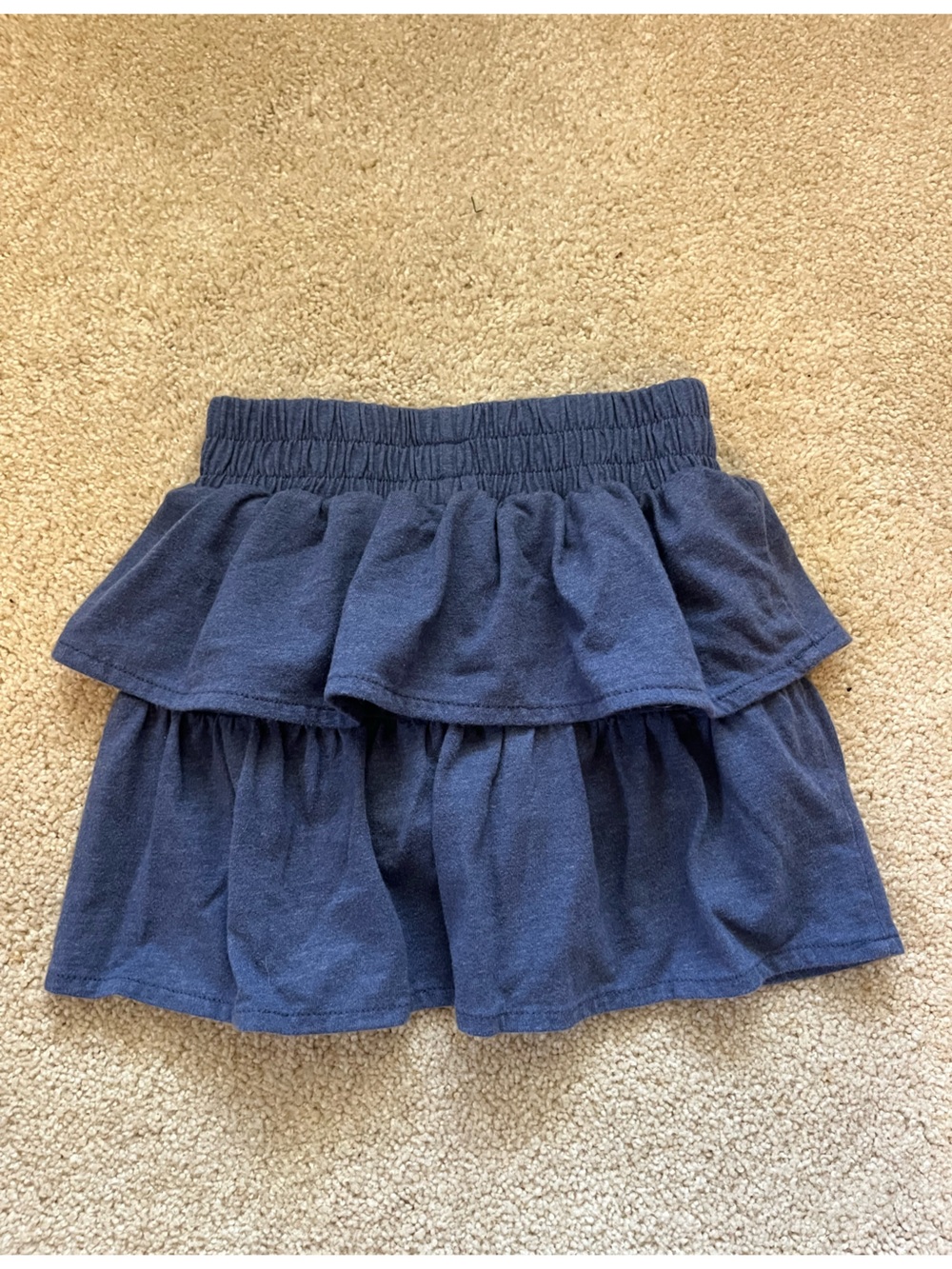 Garanimals Girls Navy Layered Skirt Pair with Multicolor Print - Picture 6 of 7